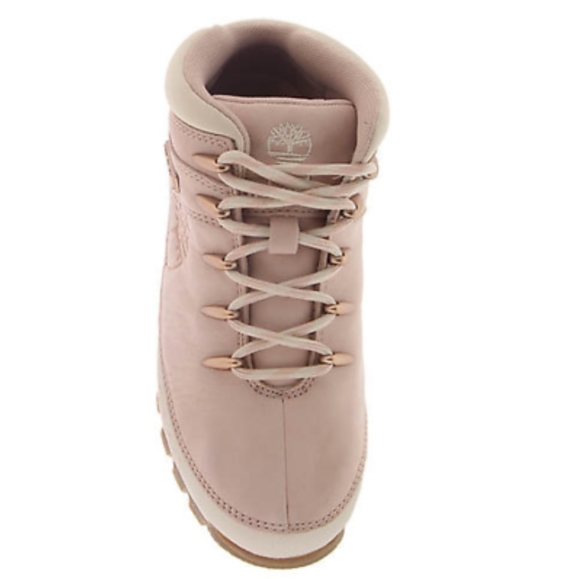 NWT BABY PINK TIMBERLAND EURO Pink White Gold Gorgeous Rare Tims - Picture 4 of 16